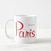 Mug PARIS Bonjour (Bonjour) (Gauche)
