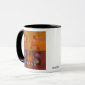 Mug Paris (conception de "carrés") (Devant gauche)