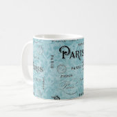 Mug Paris | Damas bleues (Devant gauche)