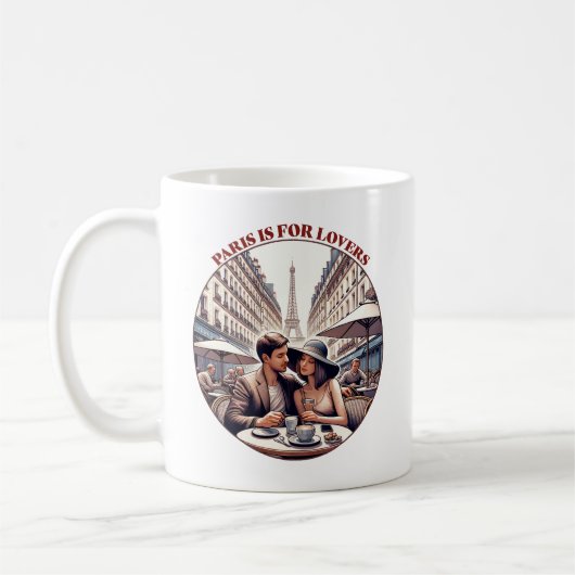 Mug Paris est pour les amoureux (Gauche)
