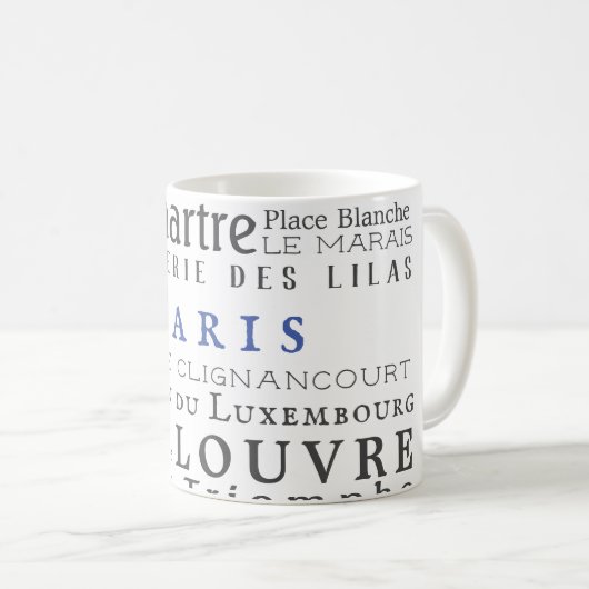 Mug Paris et ses monuments (Devant droit)