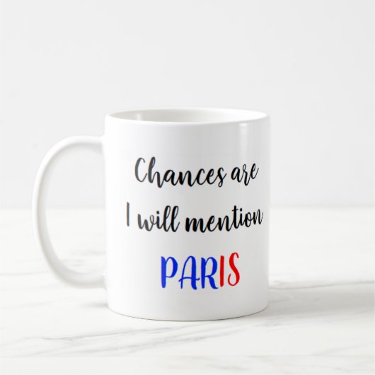 Mug paris français (Gauche)