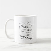 Mug Paris France Cadeaux et Souvenirs (Gauche)