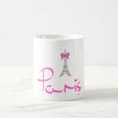 Mug Paris,-France, Eiffel, Français (Centre)
