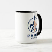 Mug Paris France Europe (Devant droit)