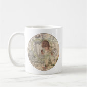 Mug Paris France Jolie fille Eiffel (Gauche)