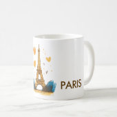 Mug Paris France Travel (Devant droit)