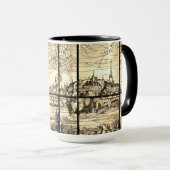 MUG PARIS, FRANCE VITRINE VITRÉE NEUTRE (Devant droit)