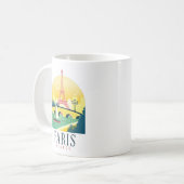 Mug Paris France Voyage Vintage (Devant gauche)