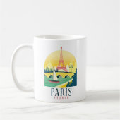 Mug Paris France Voyage Vintage (Gauche)