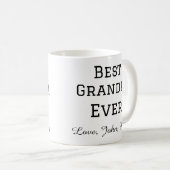 Mug Paris grand-père jamais grand-père cadeaux nom sim (Devant droit)