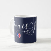 Mug Paris Heart Mug, France (Devant gauche)
