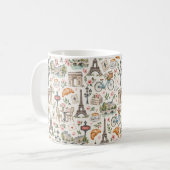 Mug Paris Icons Chic Design (Devant gauche)