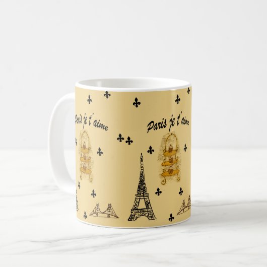 Mug Paris je t'aime (Devant gauche)