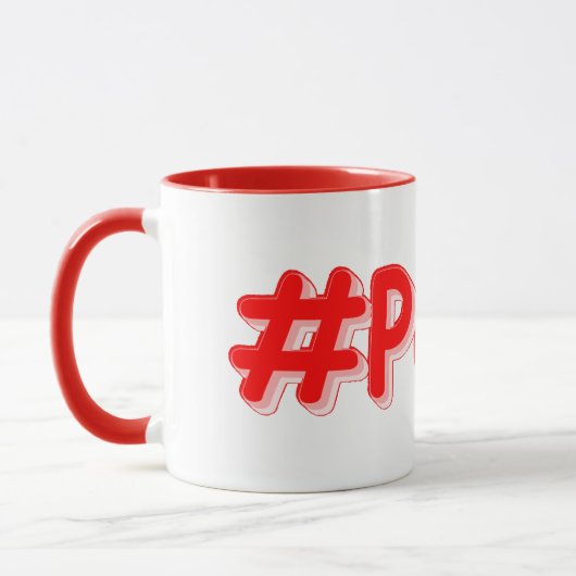 Mug "#Paris" Joli Design. Commandez dès maintenant (Gauche)