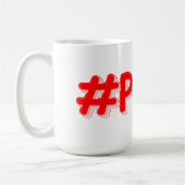 Mug "#Paris" Joli Design. Commandez dès maintenant  (Gauche)