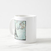 Mug Paris La Tour Eiffel Design français (Devant gauche)