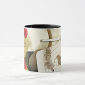 Mug Paris Parfum Rose talons et bâton à lèvres (Centre)