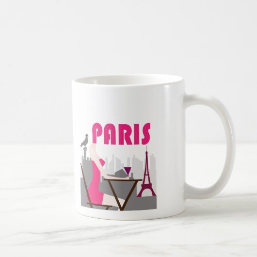 Mug paris, Paris - France Eiffel TowerChamps Elysée... (Droite)