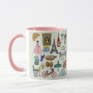 Mug Paris romantique