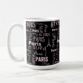 Mug Paris rose et noir (Gauche)