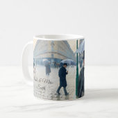 Mug Paris Street ; Rainy Day par Gustave Caillebotte (Devant gauche)