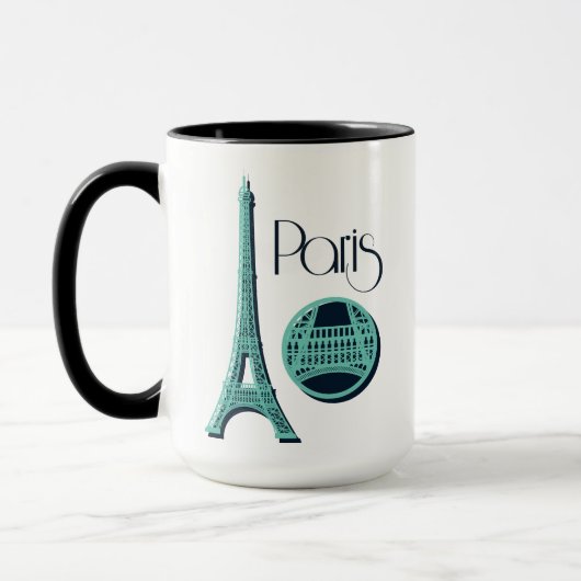 Mug Paris Teal (Gauche)