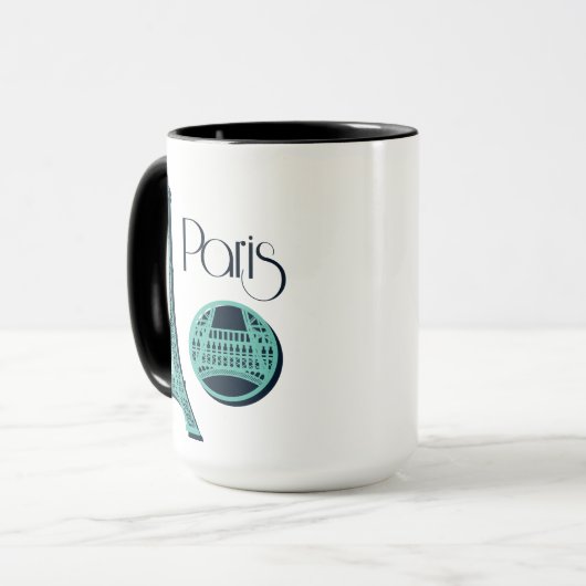 Mug Paris Teal (Devant gauche)