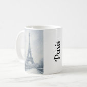 Mug Paris Tour Eiffel en hiver (Devant gauche)