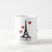 Mug Paris, Tour Eiffel et Ballons rouges (Centre)