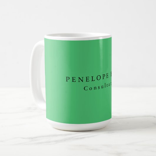 Mug Paris Vert Unique Original Classique Professionnel (Devant gauche)