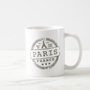 Mug Paris vintage, Retro Paris France Voyage esthétiqu