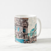 Mug Paris vue rue sur le théâtre Café de Wicked (Devant droit)