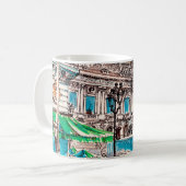 Mug Paris vue rue sur le théâtre Café de Wicked (Devant gauche)