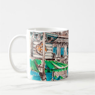 Mug  Paris vue rue sur le théâtre Café de Wicked pede