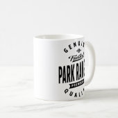 Mug Park Ranger Cadeau Funny Titre de l'emploi Profess (Devant droit)
