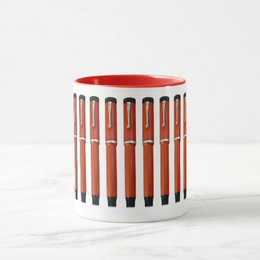 Mug Parker Duofold Big Red Fontain Pens (Centre)