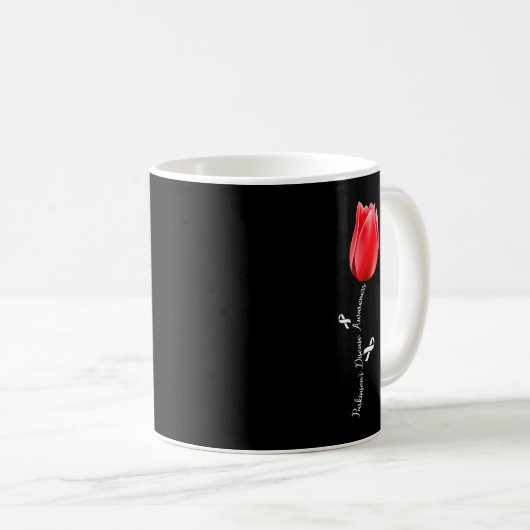 Mug Parkinson Maladie Tulipe Avril Mois T Sh (Devant droit)