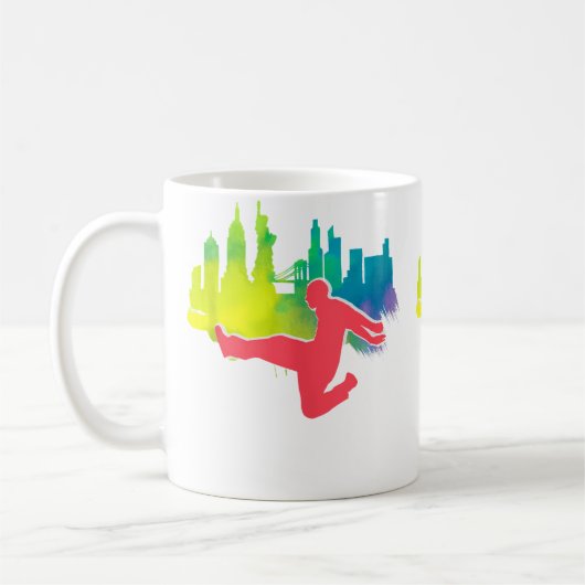 Mug Parkour City Sunset Parkour Freerunning (Gauche)