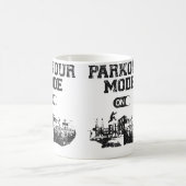 Mug Parkour Course Libre Traceur Vintage Mode Parkour (Centre)