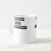 Mug Parkour Fixes Everything Women Men Love Parkour (Devant gauche)