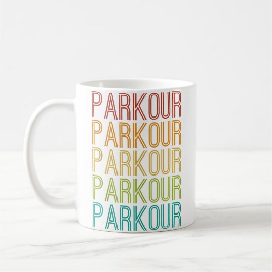 Mug Parkour Free Running (Gauche)