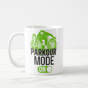 Mug Parkour Free Running Traceur Mode Parkour Vintage