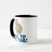 Mug Parle à l'Hippopotame Queue (Devant gauche)