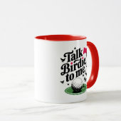Mug Parle Birdie à moi Funny golf pun (Devant droit)