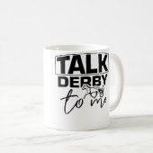 Mug Parle Derby à Moi Drôle De Cavalier De Course De C (Devant droit)