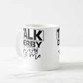 Mug Parle Derby à Moi Drôle De Cavalier De Course De C (Devant gauche)