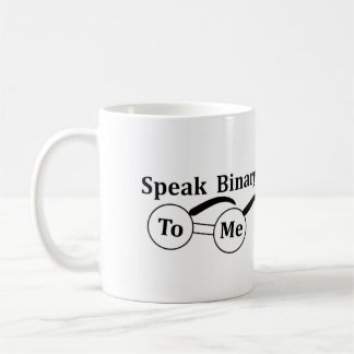 Mug 'Parle-moi en binaire' 33cl Enthousiaste d'inf