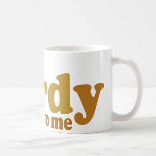 Mug Parle nerdy pour moi Cool retro (Droite)