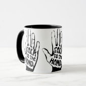 Mug Parler À La Main (Devant gauche)